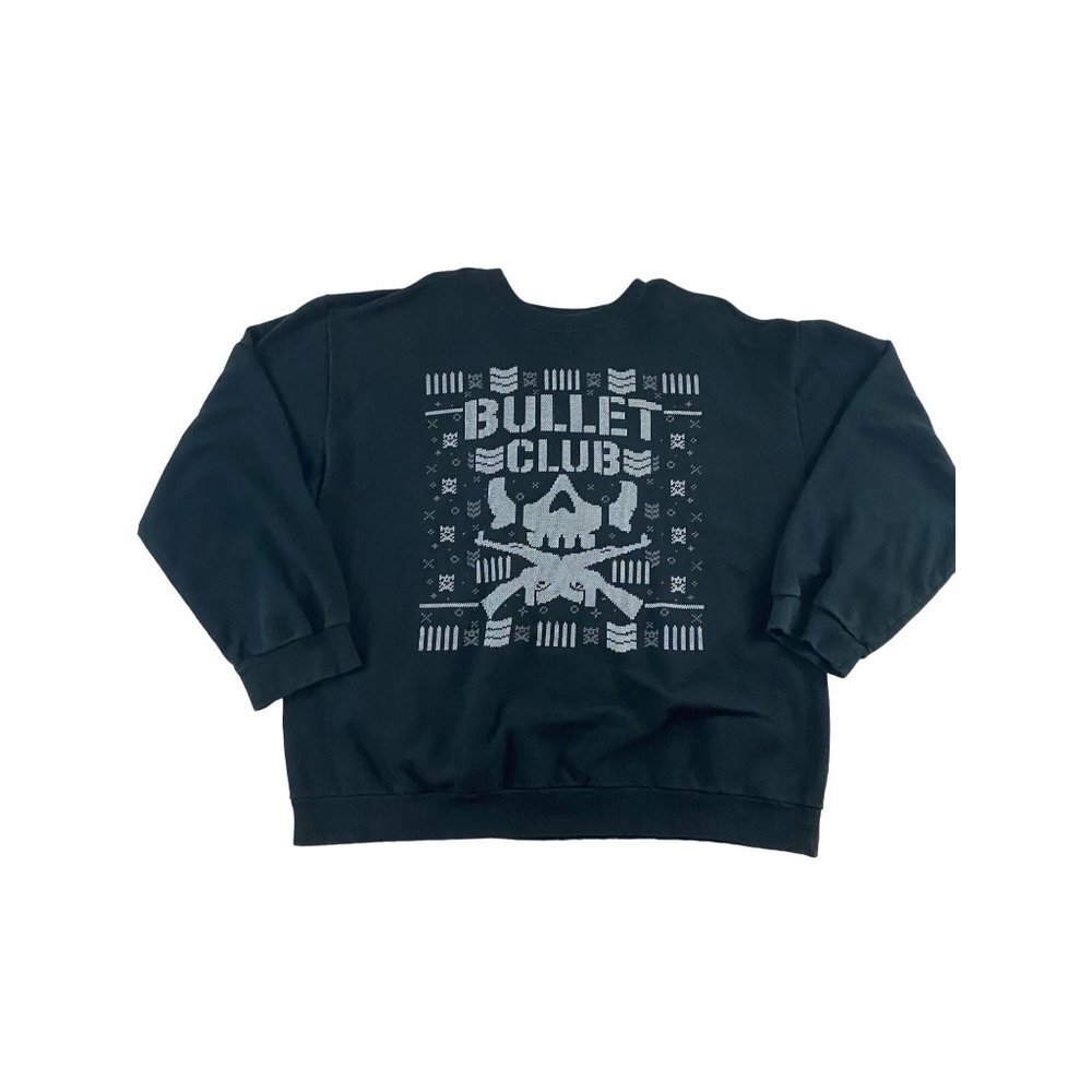 Anvil Bullet Club Black Graphic Men's Sweater - XL